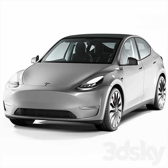 Tesla Model Y 3DSMax File - thumbnail 3