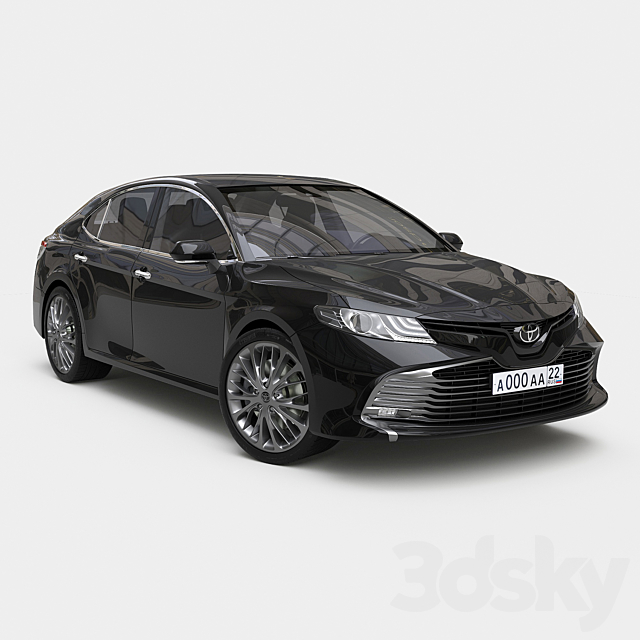 Toyota Camry 2018 3DSMax File - thumbnail 2