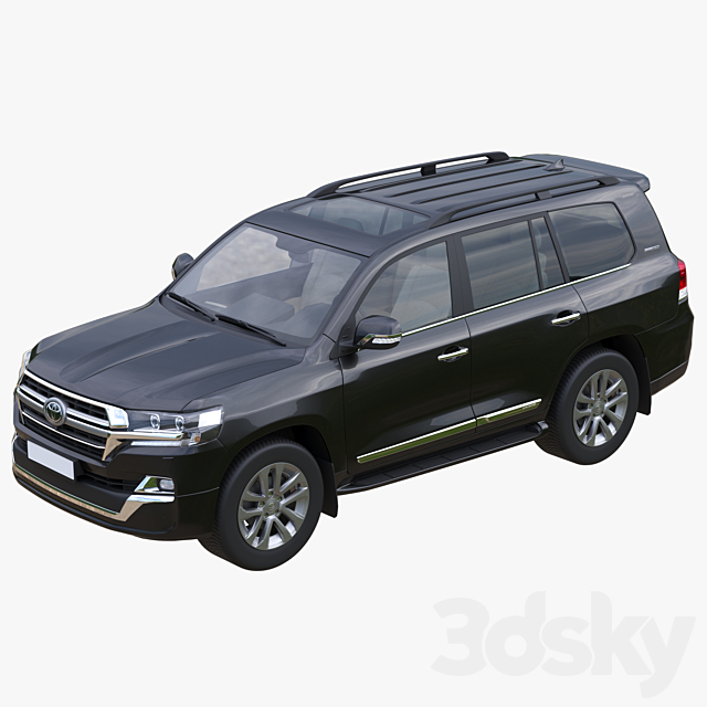 Toyota Land Cruiser 200 Executive Lounge 2021 3DS Max Model - thumbnail 3