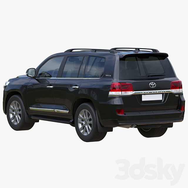 Toyota Land Cruiser 200 Executive Lounge 2021 3DS Max Model - thumbnail 4