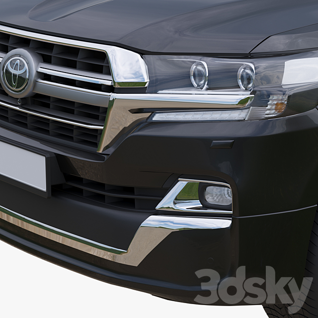 Toyota Land Cruiser 200 Executive Lounge 2021 3DS Max Model - thumbnail 5