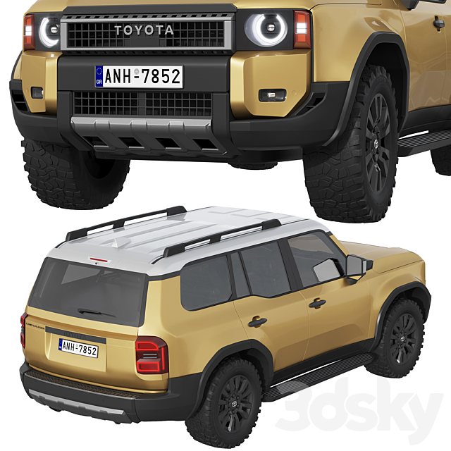 Toyota Land Cruiser 250 First Edition 2024 3DS Max Model - thumbnail 4