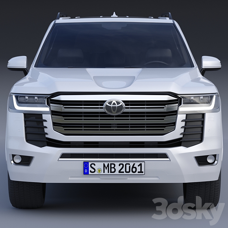 Toyota Land Cruiser 300 3DS Max - thumbnail 2