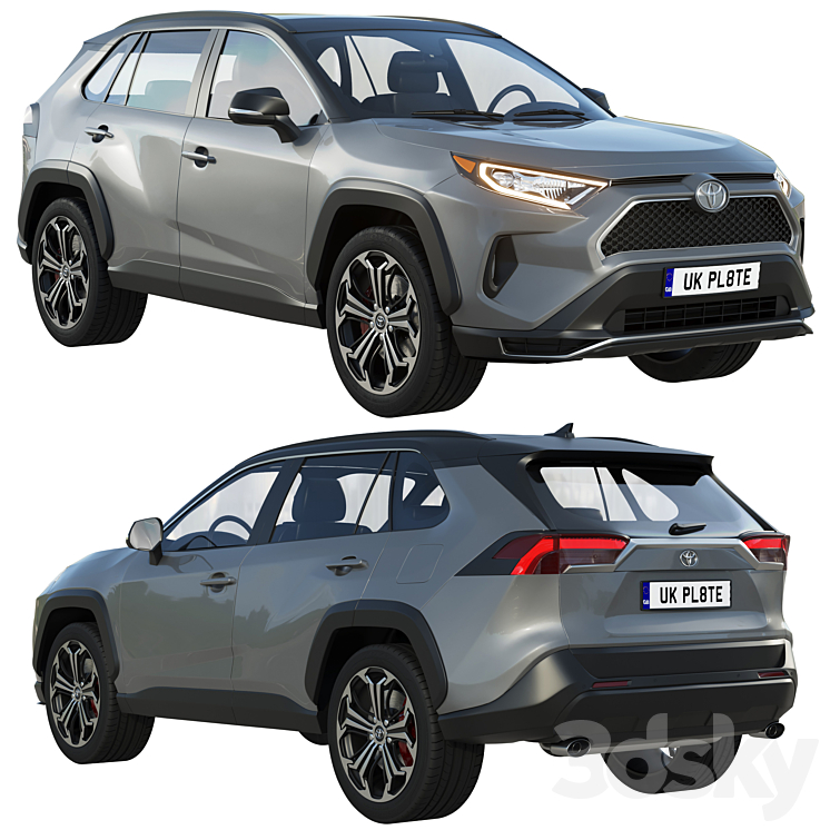 Toyota RAV4 Prime 2021 3DS Max - thumbnail 1