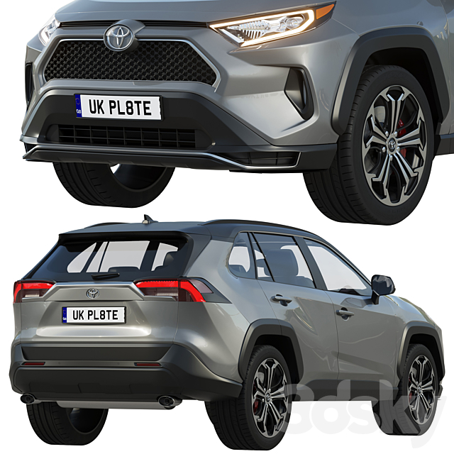 Toyota RAV4 Prime 2021 3DS Max Model - thumbnail 4