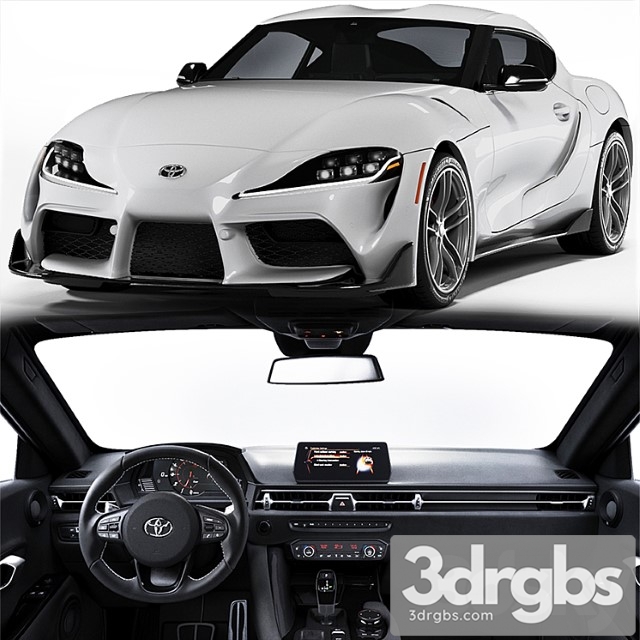 Toyota supra gr 3dsmax Download - thumbnail 1