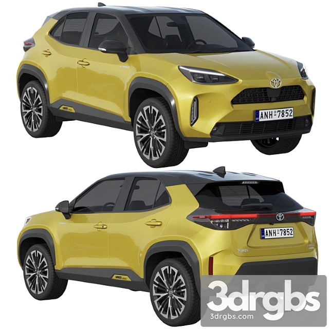 Toyota yaris cross 3dsmax Download - thumbnail 1