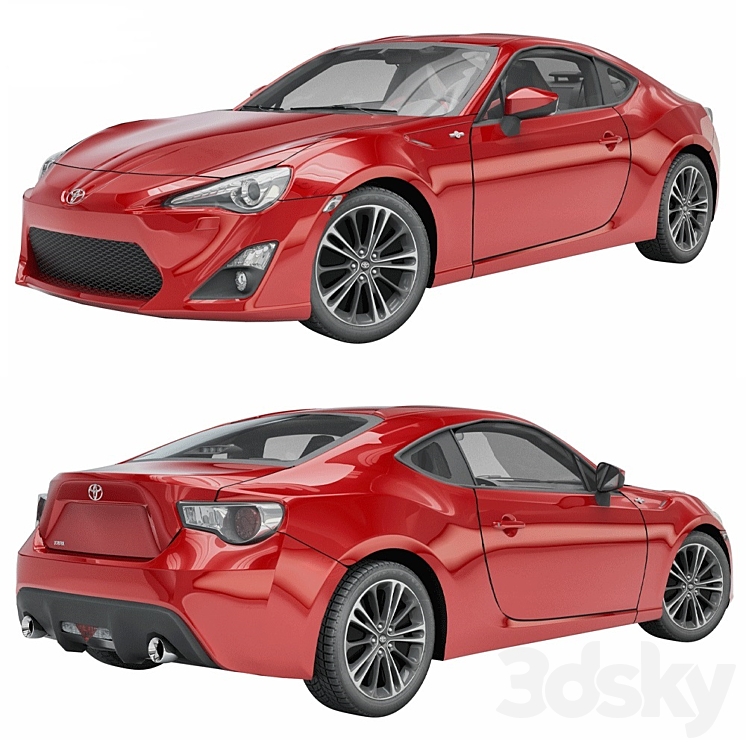 Toyota_GT86 3DS Max - thumbnail 1