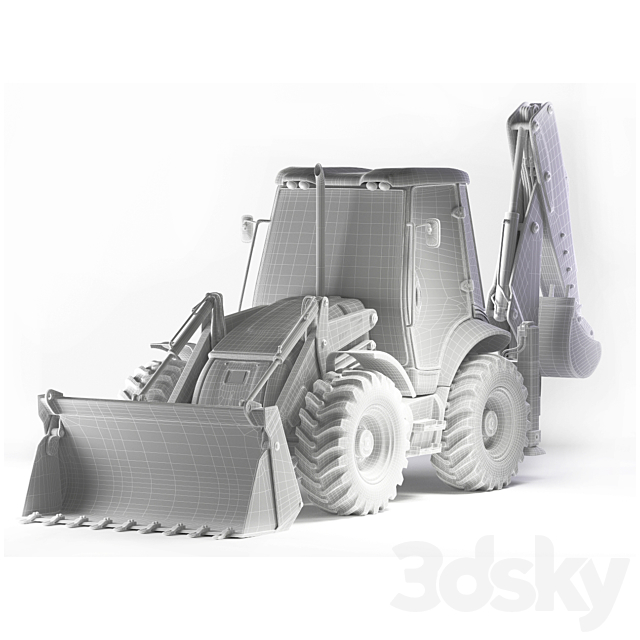 Tractor 3DSMax File - thumbnail 3