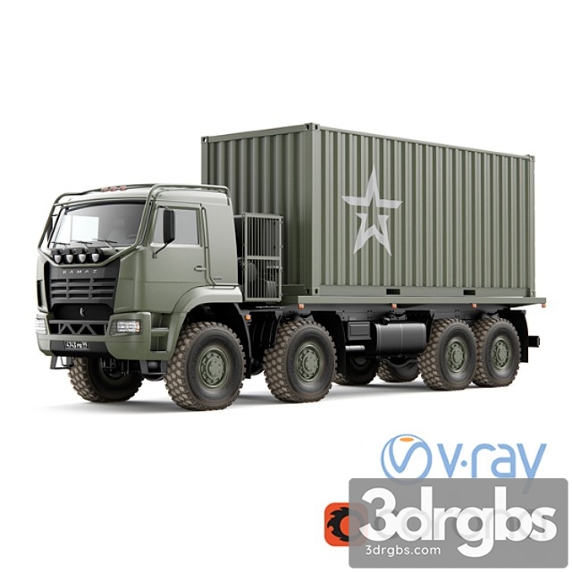 Truck kamaz 6560 - thumbnail 1