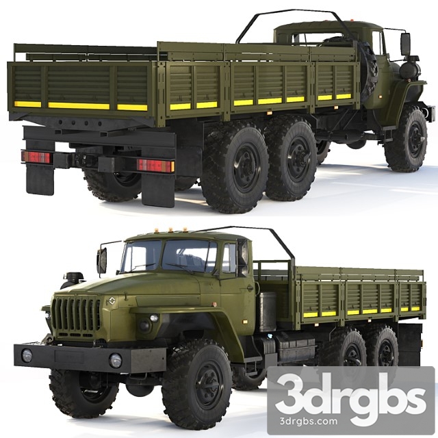 Ural 4320-0911 flatbed body 2015 - thumbnail 1