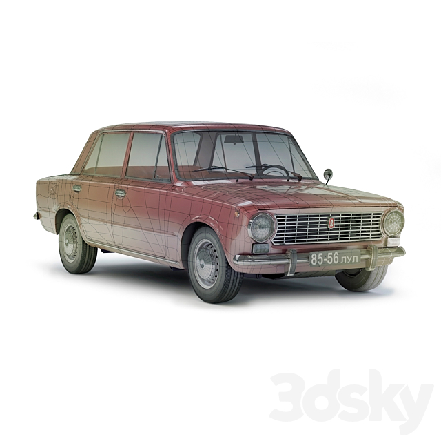 VAZ 2101 3DSMax File - thumbnail 3