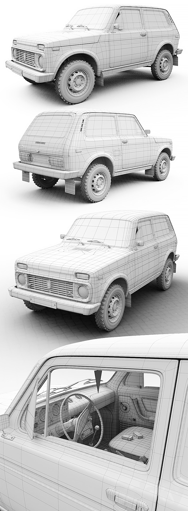 VAZ 2121 Niva 3DSMax File - thumbnail 3