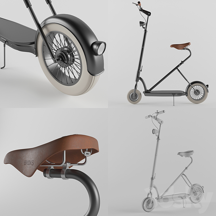 velocino bike 3DS Max - thumbnail 2