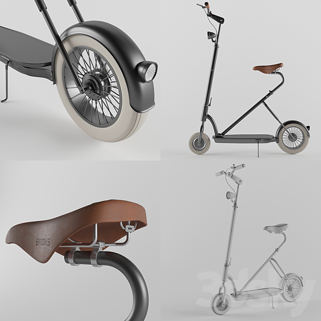 velocino bike 3DSMax File - thumbnail 2