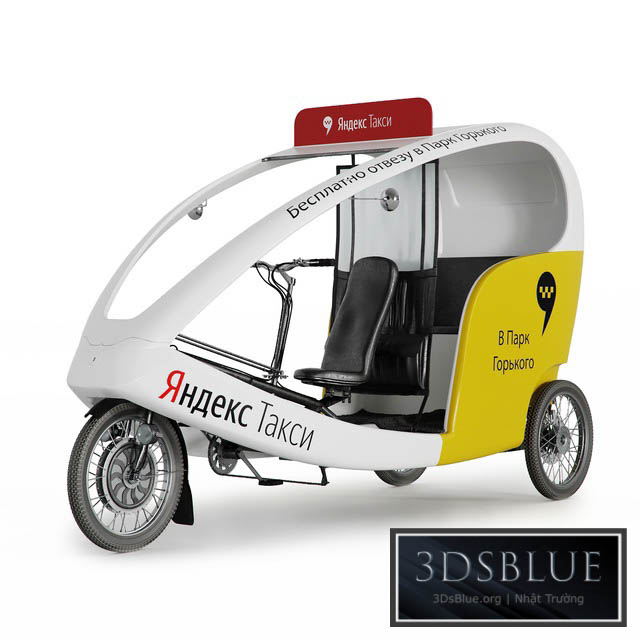 Velotaxi Yandex 3DS Max - thumbnail 3