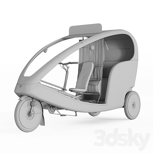 Velotaxi Yandex 3DSMax File - thumbnail 4