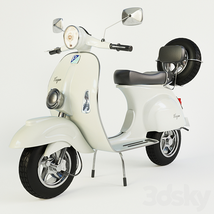 Vespa 04 3DS Max - thumbnail 2