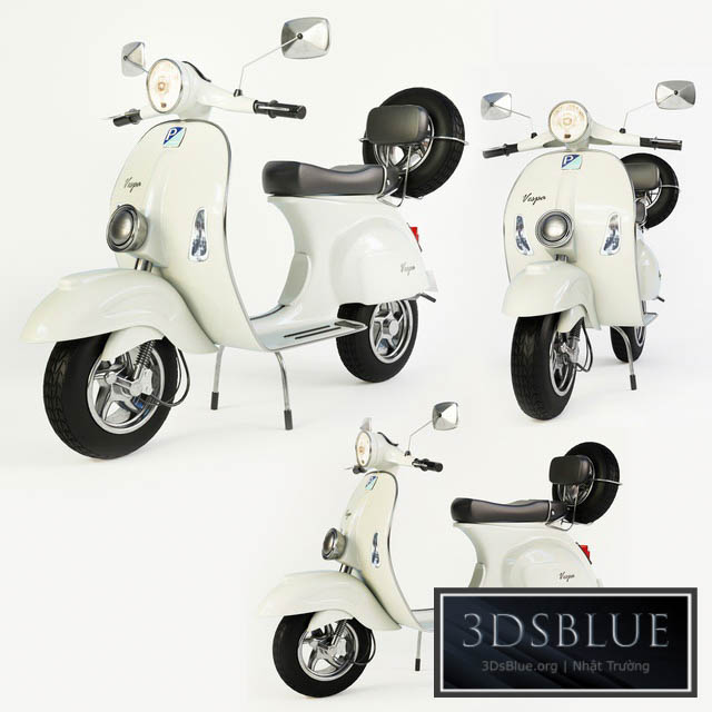 Vespa 04 3DS Max - thumbnail 3