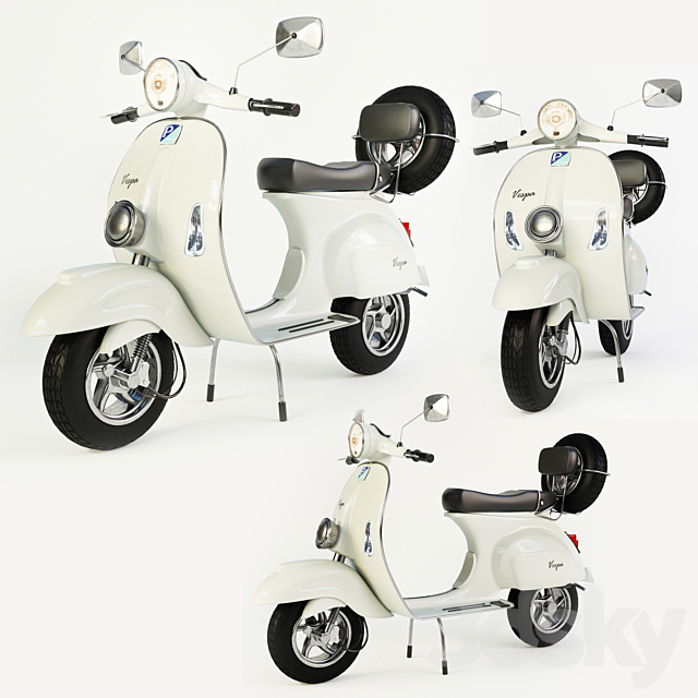 Vespa 04 3DSMax File - thumbnail 1