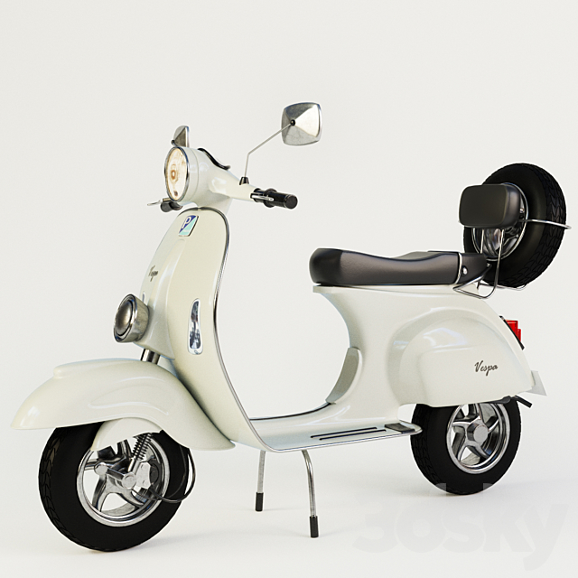 Vespa 04 3DSMax File - thumbnail 3