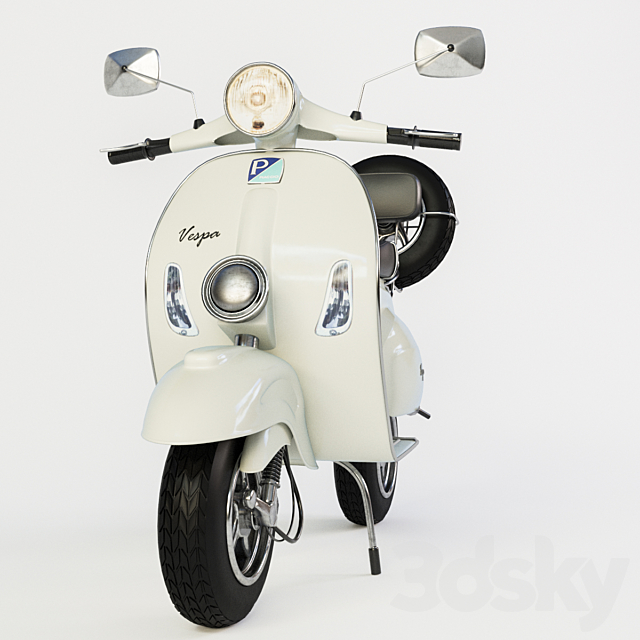 Vespa 04 3DSMax File - thumbnail 4