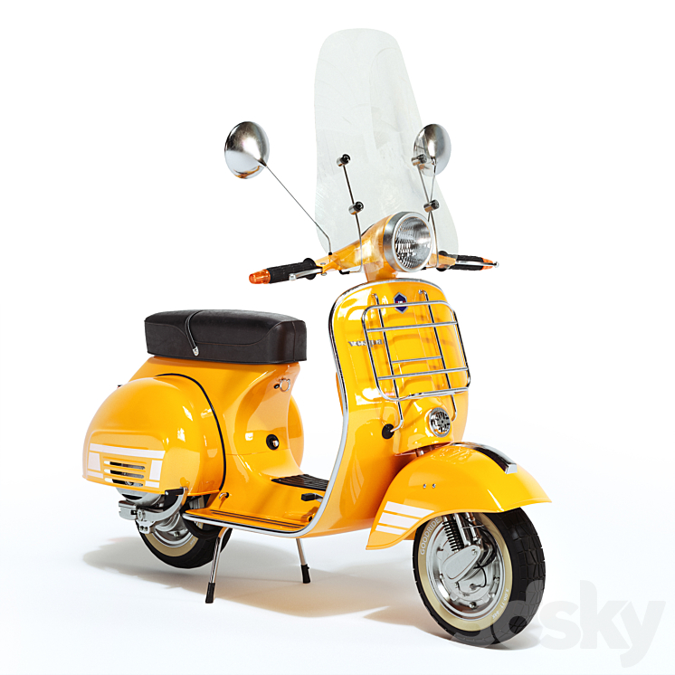 Vespa 3 3DS Max - thumbnail 1