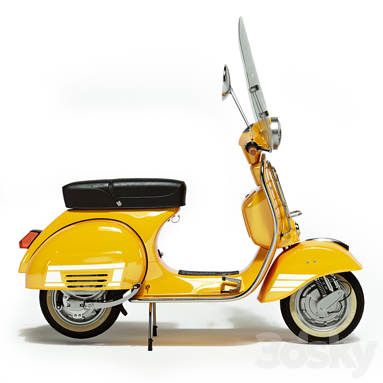 Vespa 3 3DS Max - thumbnail 2