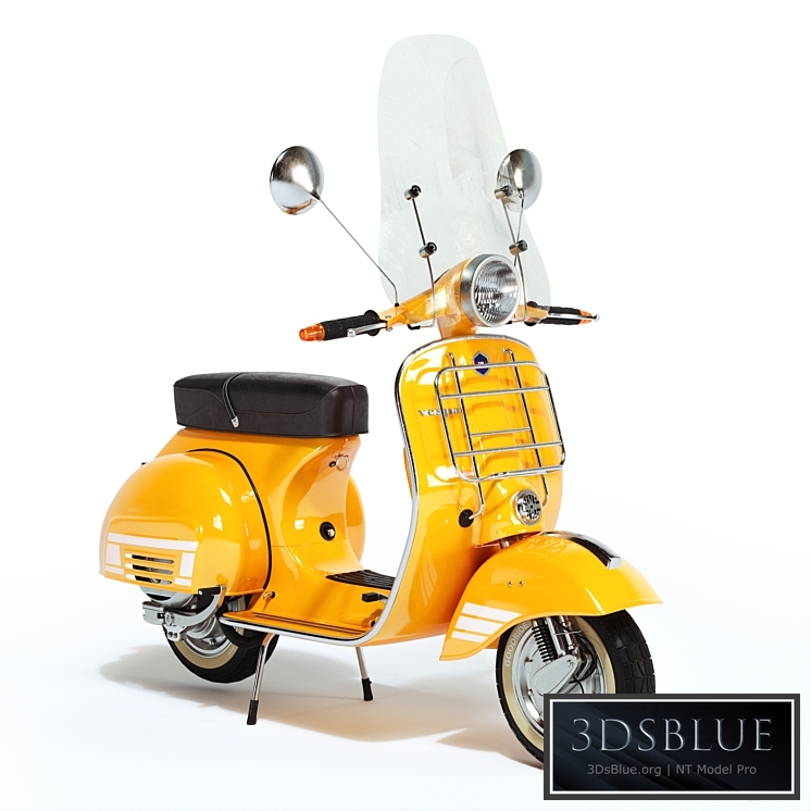 Vespa 3 3DS Max - thumbnail 3