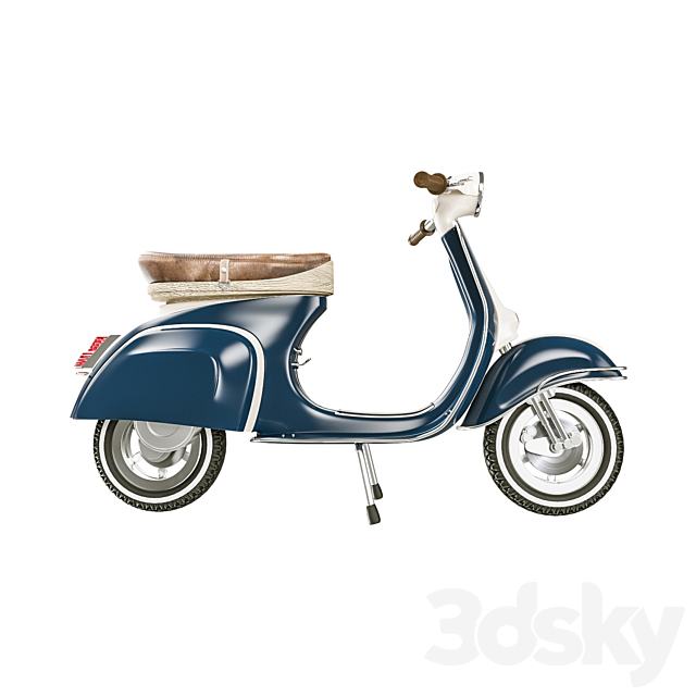 Vespa 3DS Max Model - thumbnail 3