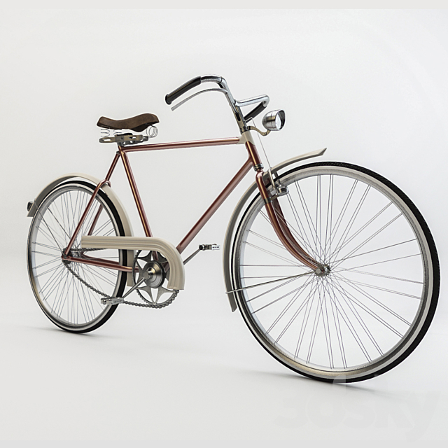 Vintage Bike 3DSMax File - thumbnail 1