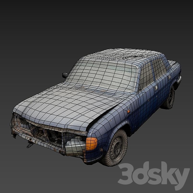 Volga 3110 3DS Max Model - thumbnail 4