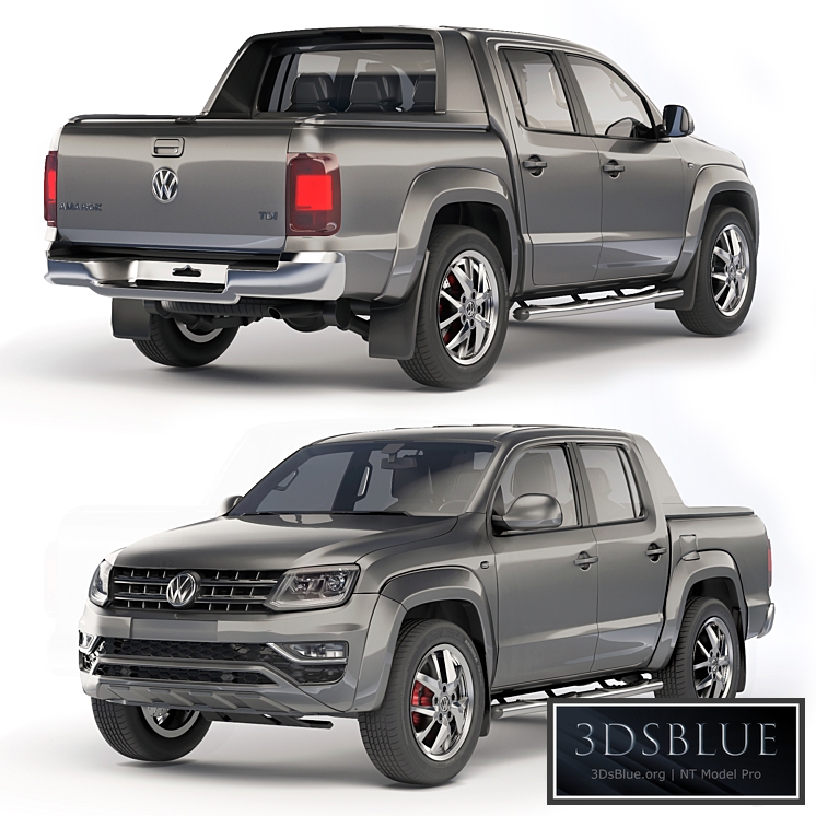 Volkswagen Amarok 2019 3DS Max - thumbnail 3