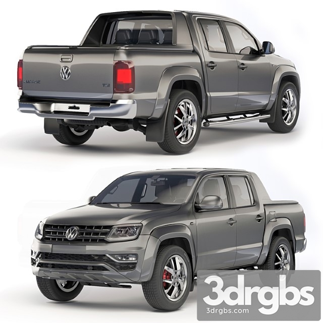 Volkswagen Amarok 2019 3dsmax Download - thumbnail 1