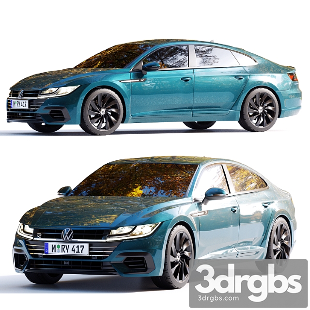 Volkswagen Arteon 2021 R-line 3dsmax Download - thumbnail 1