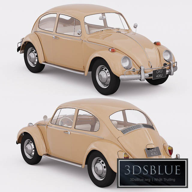 Volkswagen Beetle 1300 3DS Max - thumbnail 3