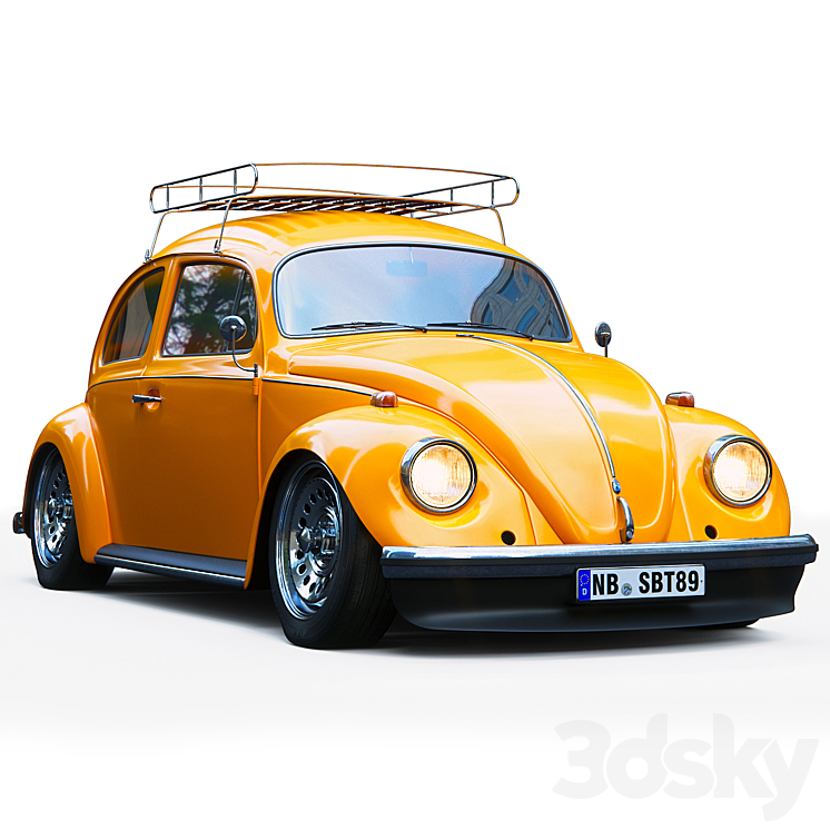 Volkswagen Beetle 3DS Max - thumbnail 1