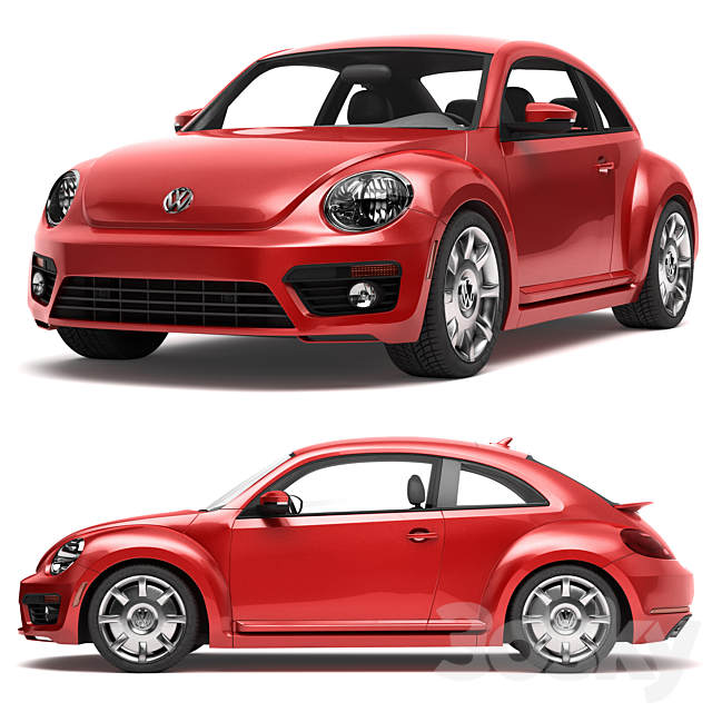 Volkswagen Beetle 3DSMax File - thumbnail 1