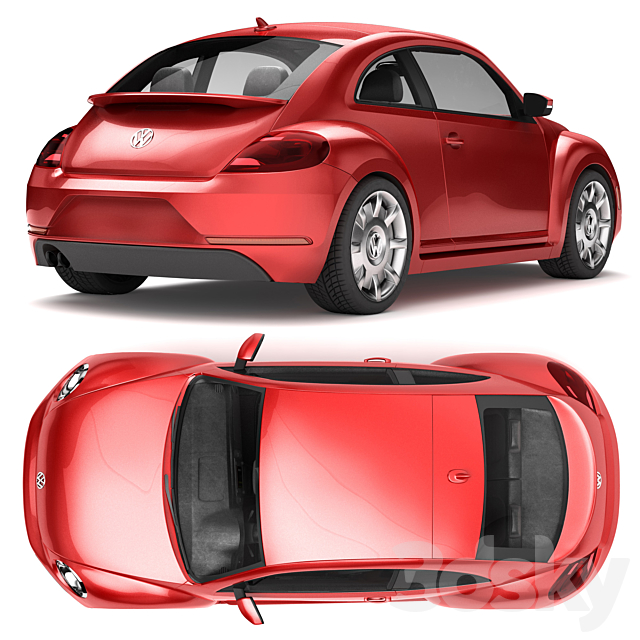 Volkswagen Beetle 3DSMax File - thumbnail 2