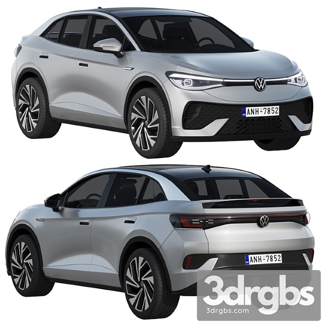 Volkswagen Id5 2022 3dsmax Download - thumbnail 1