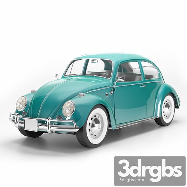 Volkswagen sedan 1300 1963 3dsmax Download - thumbnail 1