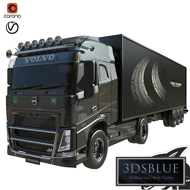 volvo fh 16 3DS Max - thumbnail 3