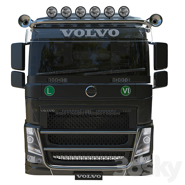 volvo fh 16 3DSMax File - thumbnail 3