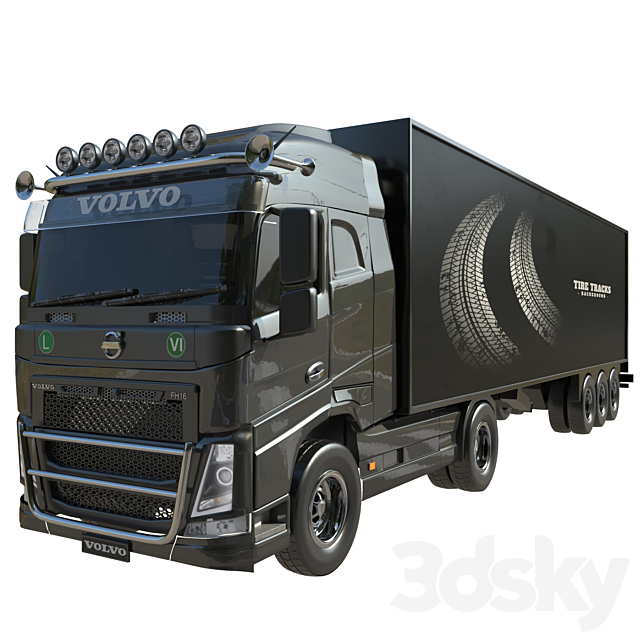 volvo fh 16 3DSMax File - thumbnail 6