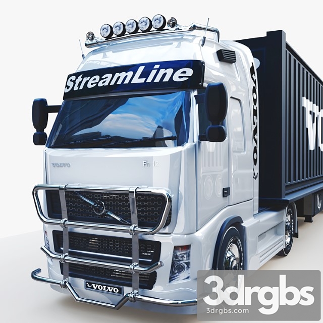 Volvo fh12 3dsmax Download - thumbnail 1