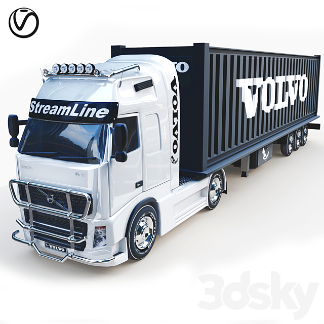 Volvo FH12 3DSMax File - thumbnail 2