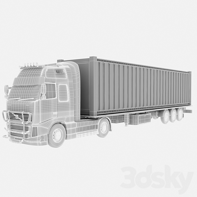 Volvo FH12 3DSMax File - thumbnail 4