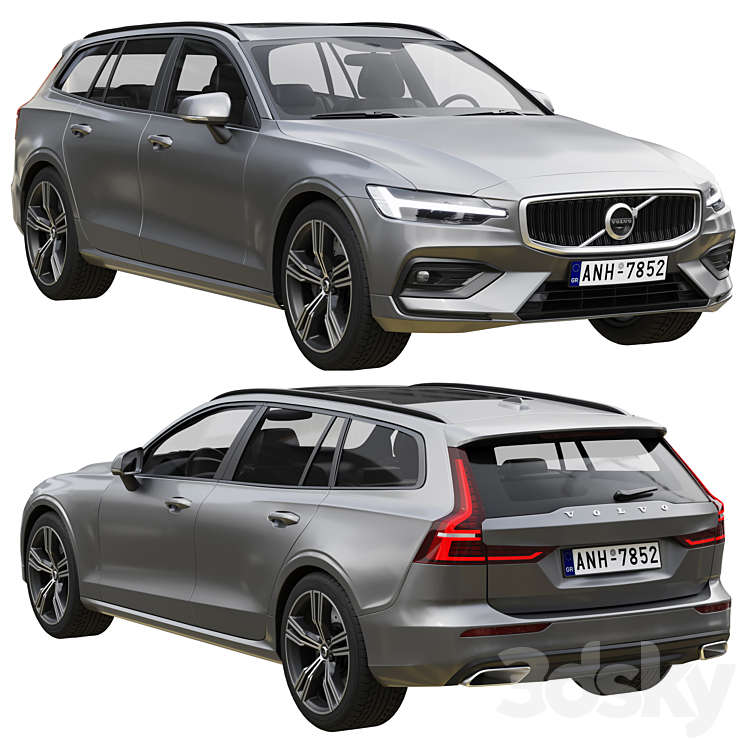 Volvo V60 3DS Max - thumbnail 1