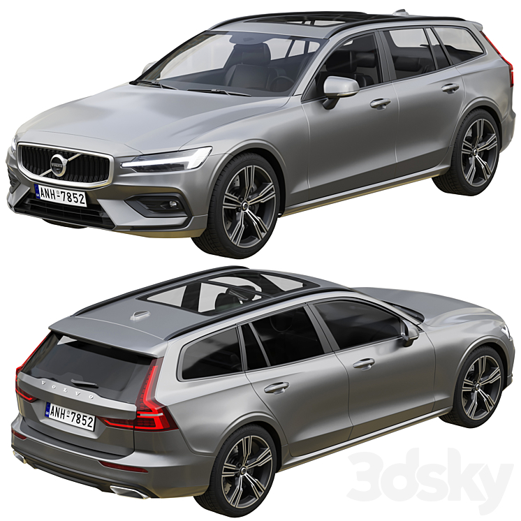 Volvo V60 3DS Max - thumbnail 2