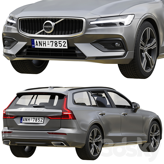 Volvo V60 3DSMax File - thumbnail 4